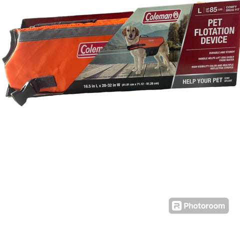 coleman pet flotable L up to 85 lbs