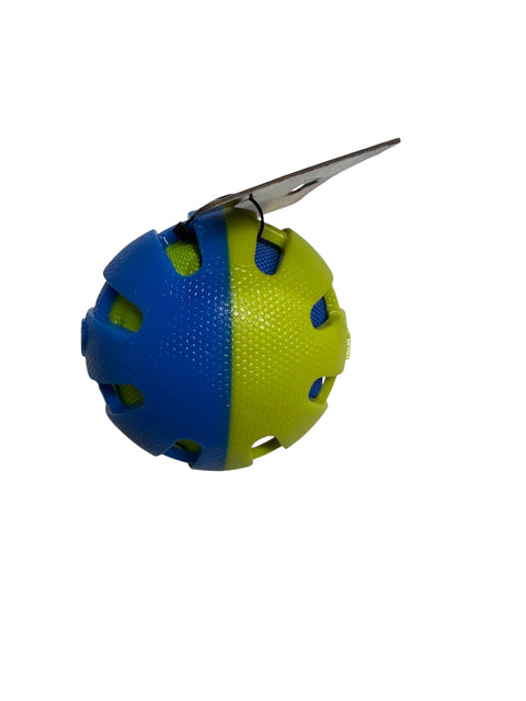 nerf dog squeak and crunch ball 2 color