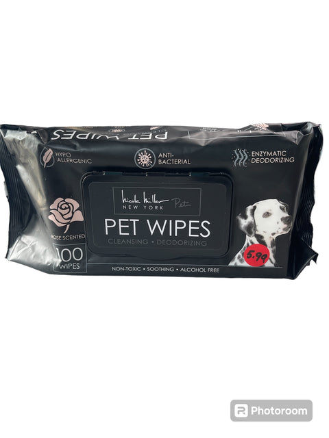 new york rose scent pet wipes 100 count