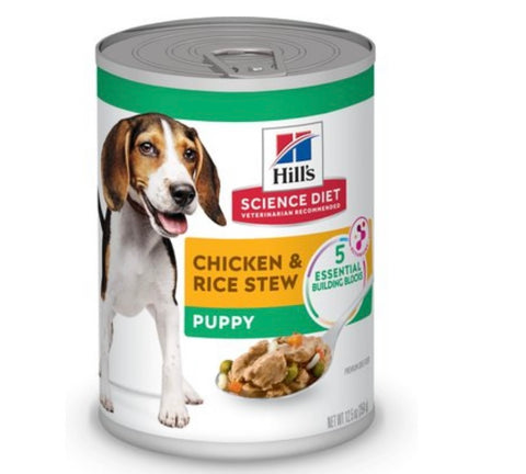 Hill's Science Diet Puppy Chicken & Rice Stew 12.5oz Can