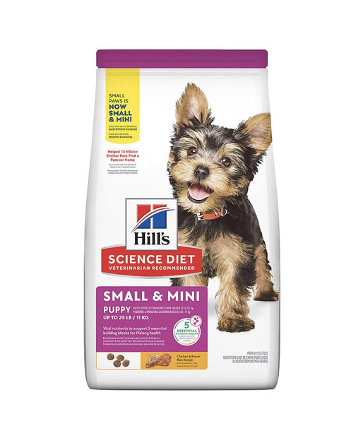 Hill's Science Diet Puppy Small & Mini Chicken & Brown Rice Recipe 12.5lb Bag