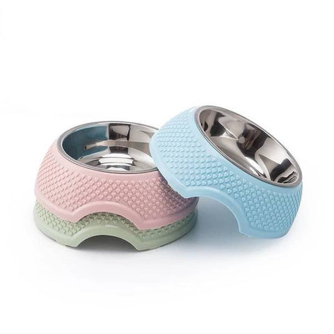 Stainless Steel Pet Bowl with Removable Base