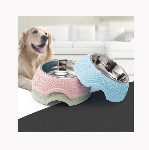 Stainless Steel Pet Bowl with Removable Base