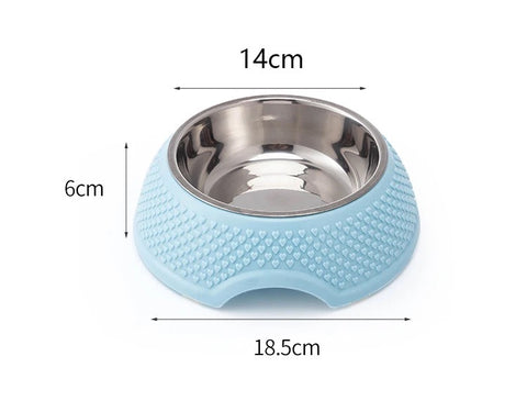 Stainless Steel Pet Bowl with Removable Base