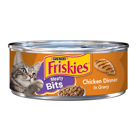 Friskies Wet Cat Food- prime filets with Chicken Dinner in Gravy