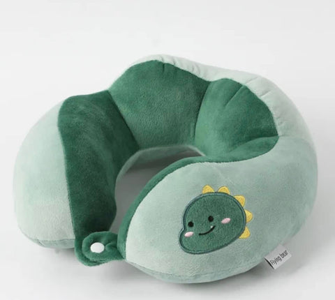 Green Dinosaur Chin Pillow