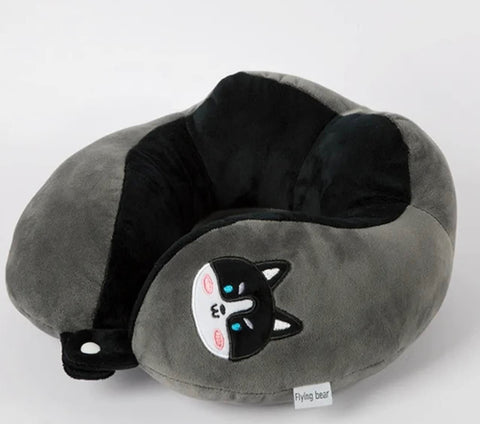 Black Cat Chin Pillow