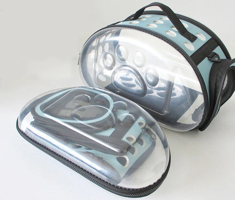 Pet Carrier Travel Bag- Clear design