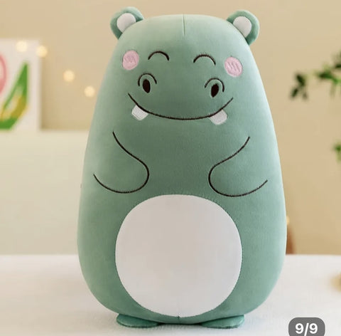 Hippo Plush Pillow