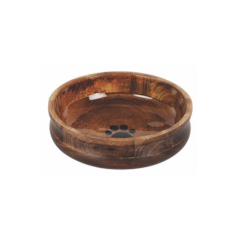 ROUND WOODEN BOWL