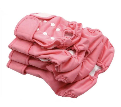 Pet Diaper for Female- Pink