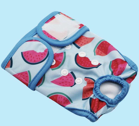 Pet Diaper for Female- Watermelon