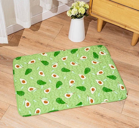 Cooling Blanket Crate Sleeping Bed- Avocado